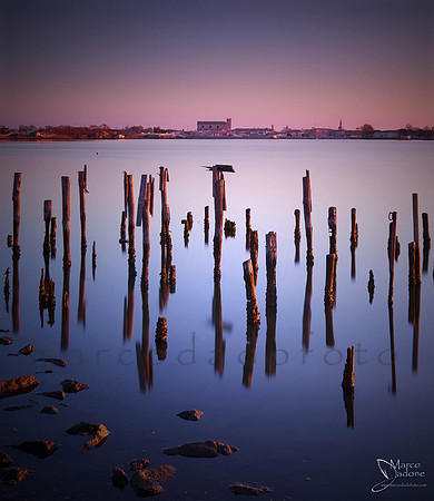 Comacchio from the water valley