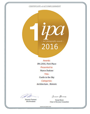 "Castle in the Sky" IPA 1st place architecture 2016