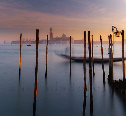 a shadow in Venice