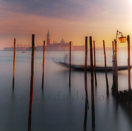 a shadow in Venice